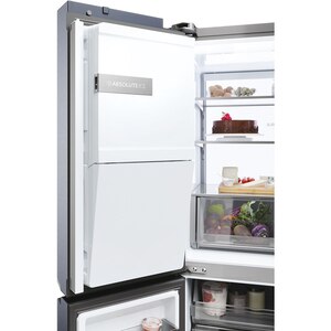 Side by Side HAIER HCR7918EIMB, No Frost, 601 l, H 177 cm, Clasa E, Dozator apa, negru Side by Side HAIER HCR7918EIMB, No Frost, 601 l, H 177 cm, Clasa E, Dozator apa, negru