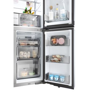 Side by Side HAIER HCR7918EIMB, No Frost, 601 l, H 177 cm, Clasa E, Dozator apa, negru Side by Side HAIER HCR7918EIMB, No Frost, 601 l, H 177 cm, Clasa E, Dozator apa, negru