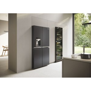 Side by Side HAIER HCR7918EIMB, No Frost, 601 l, H 177 cm, Clasa E, Dozator apa, negru Side by Side HAIER HCR7918EIMB, No Frost, 601 l, H 177 cm, Clasa E, Dozator apa, negru