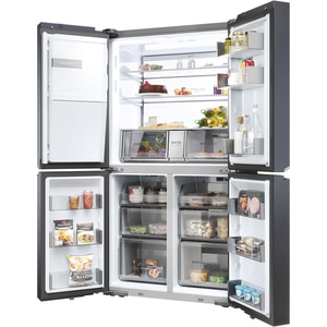 Side by Side HAIER HCR7918EIMB, No Frost, 601 l, H 177 cm, Clasa E, Dozator apa, negru Side by Side HAIER HCR7918EIMB, No Frost, 601 l, H 177 cm, Clasa E, Dozator apa, negru