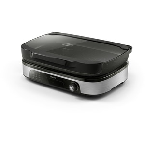 Gratar electric PHILIPS HD6212/90, 2400W, argintiu-negru Gratar electric PHILIPS HD6212/90, 2400W, argintiu-negru