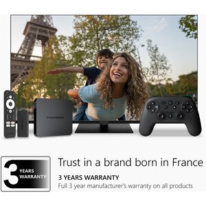 Mediaplayer THOMSON Streaming Box 240, 4K, Wi-Fi, Bluetooth, HDMI, HDR10, negru Mediaplayer THOMSON Streaming Box 240, 4K, Wi-Fi, Bluetooth, HDMI, HDR10, negru