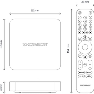 Mediaplayer THOMSON Streaming Box 240, 4K, Wi-Fi, Bluetooth, HDMI, HDR10, negru Mediaplayer THOMSON Streaming Box 240, 4K, Wi-Fi, Bluetooth, HDMI, HDR10, negru