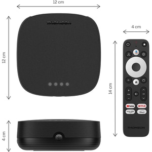 Mediaplayer THOMSON Streaming Box Plus 270, 4K, Wi-Fi, Bluetooth, HDMI, HDR10, negru Mediaplayer THOMSON Streaming Box Plus 270, 4K, Wi-Fi, Bluetooth, HDMI, HDR10, negru