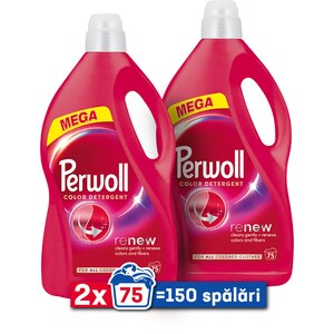Detergent lichid PERWOLL Renew Color, 2 x 3.75l, 150 spalari Detergent lichid PERWOLL Renew Color, 2 x 3.75l, 150 spalari