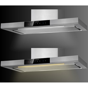 Hota decorativa TURBIONAIRE Elva 90 WS TEV90WS, 1 motor, 692 m3/h, L 90 cm, inox Hota decorativa TURBIONAIRE Elva 90 WS TEV90WS, 1 motor, 692 m3/h, L 90 cm, inox