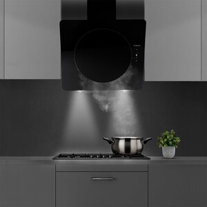 Hota decorativa TURBIONAIRE Lisa 60 B TIS60WB, 1 motor, 653 m3/h, L 60 cm, negru Hota decorativa TURBIONAIRE Lisa 60 B TIS60WB, 1 motor, 653 m3/h, L 60 cm, negru