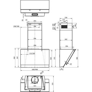 Hota decorativa GORENJE WHI649EB, 1 motor, 608 m3/h, L 60 cm, negru Hota decorativa GORENJE WHI649EB, 1 motor, 608 m3/h, L 60 cm, negru