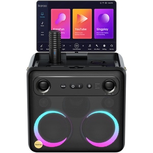 Boxa Portabila IKARAO Break-X2, 70W RMS, Bluetooth, Karaoke, Ecran 10.1", negru Boxa Portabila IKARAO Break-X2, 70W RMS, Bluetooth, Karaoke, Ecran 10.1", negru