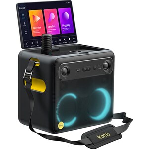Boxa Portabila IKARAO Break-X2, 70W RMS, Bluetooth, Karaoke, Ecran 10.1", negru Boxa Portabila IKARAO Break-X2, 70W RMS, Bluetooth, Karaoke, Ecran 10.1", negru