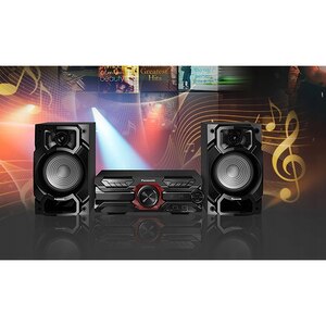Minisistem audio PANASONIC SC-AKX320E-K, 450W, Bluetooth, USB, CD, Radio FM, negru Minisistem audio PANASONIC SC-AKX320E-K, 450W, Bluetooth, USB, CD, Radio FM, negru