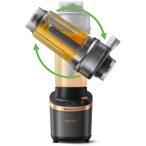 Blender PHILIPS Flip&Juice HR3770/00, 2l, 1500W, 12 trepte viteza, negru Blender PHILIPS Flip&Juice HR3770/00, 2l, 1500W, 12 trepte viteza, negru