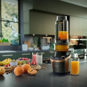 Blender PHILIPS Flip&Juice HR3770/00, 2l, 1500W, 12 trepte viteza, negru Blender PHILIPS Flip&Juice HR3770/00, 2l, 1500W, 12 trepte viteza, negru