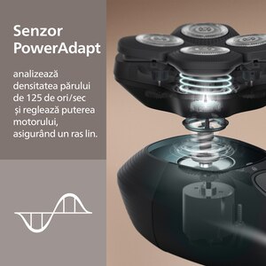 Aparat de ras pentru cap PHILIPS Pro Series 5000 HS5980/15, autonomie 60 min, 4 elemente de ras, negru Aparat de ras pentru cap PHILIPS Pro Series 5000 HS5980/15, autonomie 60 min, 4 elemente de ras, negru