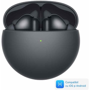 Casti HUAWEI FreeBuds 7i, True wireless, Bluetooth, In-ear, Microfon, Noise Cancelling, Black Casti HUAWEI FreeBuds 7i, True wireless, Bluetooth, In-ear, Microfon, Noise Cancelling, Black