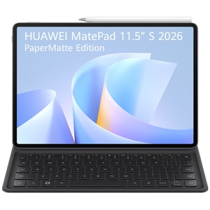 Tableta HUAWEI MatePad 11.5 S PaperMatte Edition 2026, 256GB, 12GB RAM, Wi-Fi, Space Gray, Smart Magnetic Keyboard + Huawei M-Pencil Tableta HUAWEI MatePad 11.5 S PaperMatte Edition 2026, 256GB, 12GB RAM, Wi-Fi, Space Gray, Smart Magnetic Keyboard + Huawei M-Pencil
