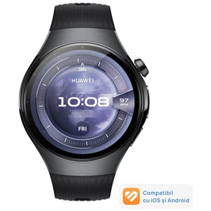 Smartwatch HUAWEI Watch 5, 46mm, LTE, Wi-Fi, Android/iOS, Black Smartwatch HUAWEI Watch 5, 46mm, LTE, Wi-Fi, Android/iOS, Black