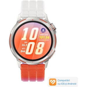 Smartwatch HUAWEI Watch GT Runner 2, GPS, Android/iOS, Gradient Dawn Orange AirDry Woven Strap Smartwatch HUAWEI Watch GT Runner 2, GPS, Android/iOS, Gradient Dawn Orange AirDry Woven Strap