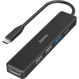 Hub USB HAMA 200117, USB 3.2, USB-C, USB 2.0, HDMI, negru Hub USB HAMA 200117, USB 3.2, USB-C, USB 2.0, HDMI, negru