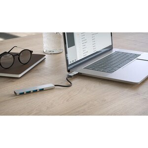 Hub USB HAMA 200141, USB 3.2, gri Hub USB HAMA 200141, USB 3.2, gri