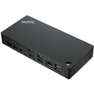 Docking station LENOVO ThinkPad Universal, Thunderbolt 4, 100W, negru Docking station LENOVO ThinkPad Universal, Thunderbolt 4, 100W, negru