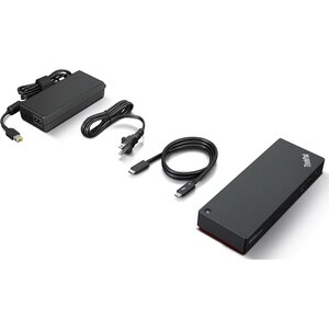 Docking station LENOVO ThinkPad Universal, Thunderbolt 4, 100W, negru Docking station LENOVO ThinkPad Universal, Thunderbolt 4, 100W, negru