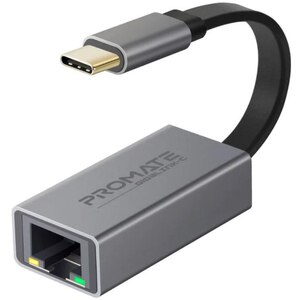 Adaptor USB-C - RJ45 PROMATE Gigalink-C, gri Adaptor USB-C - RJ45 PROMATE Gigalink-C, gri
