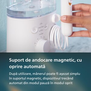 Irigator bucal PHILIPS Sonicare 7000 HX3911/40, 10 viteze, 4 capete, alb Irigator bucal PHILIPS Sonicare 7000 HX3911/40, 10 viteze, 4 capete, alb