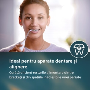 Irigator bucal PHILIPS Sonicare 7000 HX3911/40, 10 viteze, 4 capete, alb Irigator bucal PHILIPS Sonicare 7000 HX3911/40, 10 viteze, 4 capete, alb