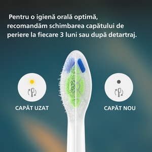 Periuta de dinti electrica PHILIPS Sonicare 5300 HX7106/01, 62000 miscari/min, 1 program, 1 capat, albastru deschis Periuta de dinti electrica PHILIPS Sonicare 5300 HX7106/01, 62000 miscari/min, 1 program, 1 capat, albastru deschis