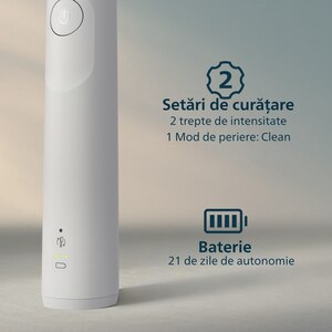 Periuta de dinti electrica PHILIPS Sonicare 5300 HX7108/01, 62000 miscari/min, 1 program, 1 capat, alb Periuta de dinti electrica PHILIPS Sonicare 5300 HX7108/01, 62000 miscari/min, 1 program, 1 capat, alb