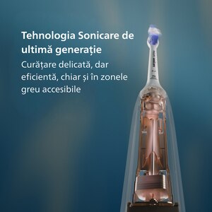 Periuta de dinti electrica PHILIPS Sonicare 5300 HX7108/01, 62000 miscari/min, 1 program, 1 capat, alb Periuta de dinti electrica PHILIPS Sonicare 5300 HX7108/01, 62000 miscari/min, 1 program, 1 capat, alb