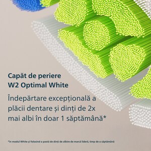 Set 2 Periute de dinti electrice PHILIPS Sonicare 5300 HX7109/01, 62000 miscari/min, 1 program, 2 capete, alb-negru Set 2 Periute de dinti electrice PHILIPS Sonicare 5300 HX7109/01, 62000 miscari/min, 1 program, 2 capete, alb-negru