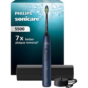 Periuta de dinti electrica PHILIPS Sonicare 5500 HX7113/01, 62000 miscari/min, 2 programe, 1 capat, albastru inchis Periuta de dinti electrica PHILIPS Sonicare 5500 HX7113/01, 62000 miscari/min, 2 programe, 1 capat, albastru inchis