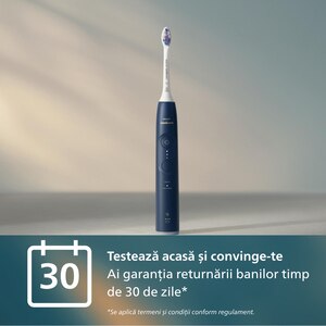 Periuta de dinti electrica PHILIPS Sonicare 6100 HX7403/05, 62000 miscari/min, 2 programe, 1 capat, albastru inchis Periuta de dinti electrica PHILIPS Sonicare 6100 HX7403/05, 62000 miscari/min, 2 programe, 1 capat, albastru inchis