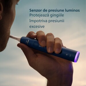 Periuta de dinti electrica PHILIPS Sonicare 6100 HX7403/05, 62000 miscari/min, 2 programe, 1 capat, albastru inchis Periuta de dinti electrica PHILIPS Sonicare 6100 HX7403/05, 62000 miscari/min, 2 programe, 1 capat, albastru inchis