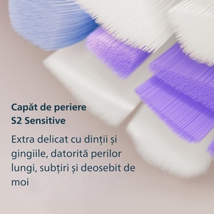 Periuta de dinti electrica PHILIPS Sonicare 6100 HX7406/02, 62000 miscari/min, 2 programe, 1 capat, albastru deschis Periuta de dinti electrica PHILIPS Sonicare 6100 HX7406/02, 62000 miscari/min, 2 programe, 1 capat, albastru deschis