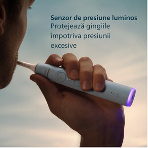 Periuta de dinti electrica PHILIPS Sonicare 6100 HX7406/02, 62000 miscari/min, 2 programe, 1 capat, albastru deschis Periuta de dinti electrica PHILIPS Sonicare 6100 HX7406/02, 62000 miscari/min, 2 programe, 1 capat, albastru deschis