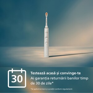 Periuta de dinti electrica PHILIPS Sonicare Diamond Clean HX9911/23, 62000 miscari/min, Curatare 3D, 4 programe, 1 capat, alb Periuta de dinti electrica PHILIPS Sonicare Diamond Clean HX9911/23, 62000 miscari/min, Curatare 3D, 4 programe, 1 capat, alb