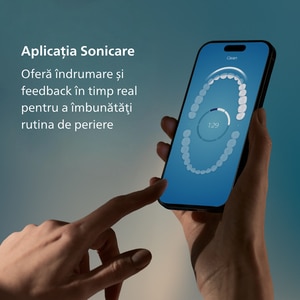 Periuta de dinti electrica PHILIPS Sonicare Diamond Clean HX9911/23, 62000 miscari/min, Curatare 3D, 4 programe, 1 capat, alb Periuta de dinti electrica PHILIPS Sonicare Diamond Clean HX9911/23, 62000 miscari/min, Curatare 3D, 4 programe, 1 capat, alb