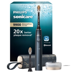 Periuta de dinti electrica PHILIPS Sonicare Prestige 9900 HX9992/42, 62000 miscari/min, 5 programe, 2 capete A3 Premium All in-One, Midnight Blue Periuta de dinti electrica PHILIPS Sonicare Prestige 9900 HX9992/42, 62000 miscari/min, 5 programe, 2 capete A3 Premium All in-One, Midnight Blue