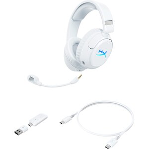 Casti Gaming Wireless HYPERX Cloud Flight 2, multiplatforma, alb Casti Gaming Wireless HYPERX Cloud Flight 2, multiplatforma, alb