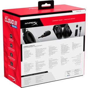 Casti Gaming Wireless HyperX Cloud III S, DTS Headphone:X Spatial Audio, multiplatforma, negru Casti Gaming Wireless HyperX Cloud III S, DTS Headphone:X Spatial Audio, multiplatforma, negru