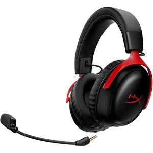 Casti Gaming Wireless HyperX Cloud III S, DTS Headphone:X Spatial Audio, multiplatforma, negru-rosu Casti Gaming Wireless HyperX Cloud III S, DTS Headphone:X Spatial Audio, multiplatforma, negru-rosu
