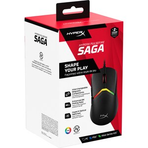 Mouse Gaming HYPERX Pulsefire Saga, 26000 dpi, negru Mouse Gaming HYPERX Pulsefire Saga, 26000 dpi, negru