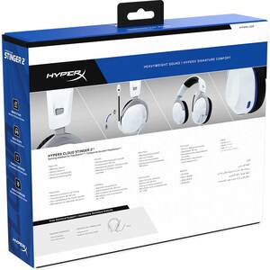 Casti Gaming HyperX Cloud Stinger 2 PlayStation, Stereo, PS5/PS4/PC, 3.5mm, alb Casti Gaming HyperX Cloud Stinger 2 PlayStation, Stereo, PS5/PS4/PC, 3.5mm, alb