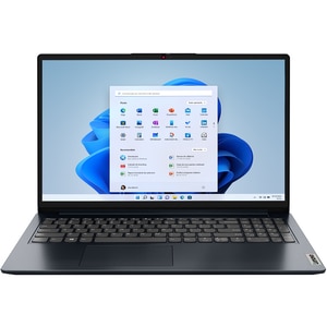 Laptop LENOVO IdeaPad 1 15IJL7, Intel Celeron N5100 pana la 2.8GHz, 15.6" HD, 4GB, eMMC 128GB, Intel UHD Graphics, Windows 11 Home S, Abyss Blue Laptop LENOVO IdeaPad 1 15IJL7, Intel Celeron N5100 pana la 2.8GHz, 15.6" HD, 4GB, eMMC 128GB, Intel UHD Graphics, Windows 11 Home S, Abyss Blue