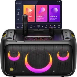 Boxa portabila IKARAO Break-X1, 100W RMS, Bluetooth, Karaoke, Ecran 13.1", negru Boxa portabila IKARAO Break-X1, 100W RMS, Bluetooth, Karaoke, Ecran 13.1", negru