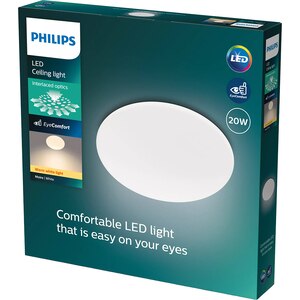 Plafoniera LED PHILIPS Moire 8719514335110, 20W, 2000lm, IP20, Alb Plafoniera LED PHILIPS Moire 8719514335110, 20W, 2000lm, IP20, Alb