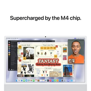 Sistem PC All in One APPLE iMac (2024) mwuu3ro/a, Apple M4, 24" Retina 4.5K, 16GB, SSD 256GB, 10-core GPU, macOS Sequoia, Silver, Tastatura layout RO Sistem PC All in One APPLE iMac (2024) mwuu3ro/a, Apple M4, 24" Retina 4.5K, 16GB, SSD 256GB, 10-core GPU, macOS Sequoia, Silver, Tastatura layout RO